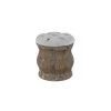 18 in. Light Gray Wood Rustic Storage Stool by Litton Lane 2 18 in. Light Gray Wood Rustic Storage Stool by Litton Lane -Outlet Litton Lane Store gray litton lane bar stools 90670 64 1000