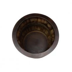 18 in. Light Gray Wood Rustic Storage Stool by Litton Lane -Outlet Litton Lane Store gray litton lane bar stools 90670 fa 1000