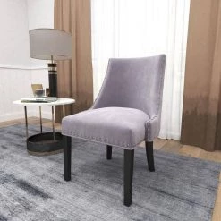 Gray Wood Traditional Dining Chair (Set of 2) by Litton Lane -Outlet Litton Lane Store gray litton lane dining chairs 38376 44 1000