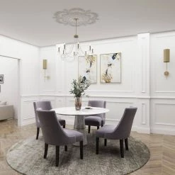 Gray Wood Traditional Dining Chair (Set of 2) by Litton Lane -Outlet Litton Lane Store gray litton lane dining chairs 38376 76 1000