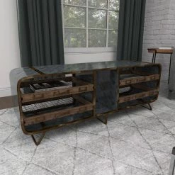 18 in. x 48 in. x 14 in. Grey Metal Farmhouse Storage Unit by Litton Lane -Outlet Litton Lane Store grey litton lane accent cabinets 22689 fa 1000