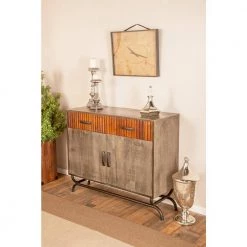 Gray Wood Modern Cabinet by Litton Lane -Outlet Litton Lane Store grey litton lane accent cabinets 28810 31 1000