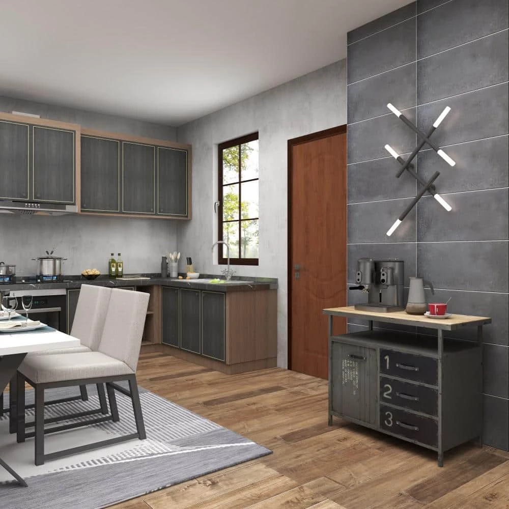 Gray Army Surplus Style 3 Drawers 2 Shelves and 1 Door Cabinet with Numbers and Text by Litton Lane 11 Gray Army Surplus Style 3 Drawers 2 Shelves and 1 Door Cabinet with Numbers and Text by Litton Lane - Image 9