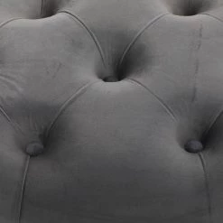 Black Metal Glam Bench 24 in. x 17 in. x 19 in. by Litton Lane -Outlet Litton Lane Store grey litton lane dining benches 040234 44 1000