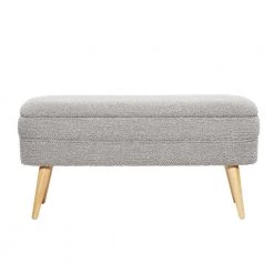 Grey Storage Contemporary Bench 19 in. x 40 in. x 16 in. by Litton Lane 17 Grey Storage Contemporary Bench 19 in. x 40 in. x 16 in. by Litton Lane -Outlet Litton Lane Store grey litton lane dining benches 041257 4f 1000