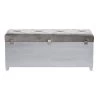 Grey Storage Glam Bench (Set of 3) by Litton Lane 1 Grey Storage Glam Bench (Set of 3) by Litton Lane -Outlet Litton Lane Store grey litton lane dining benches 58769 66 1000