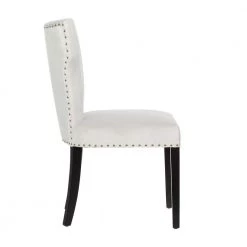 Gray Wood Contemporary Dining Chair (Set of 2) by Litton Lane -Outlet Litton Lane Store grey litton lane dining chairs 041254 4f 1000