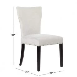 Gray Wood Contemporary Dining Chair (Set of 2) by Litton Lane -Outlet Litton Lane Store grey litton lane dining chairs 041254 c3 1000