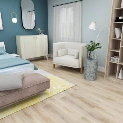 14 in. Light Blue Cylinder Wood Handmade End Table by Litton Lane -Outlet Litton Lane Store light blue litton lane end side tables 48983 77 1000