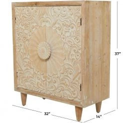 Light Brown Wood Farmhouse Cabinet by Litton Lane -Outlet Litton Lane Store light brown litton lane accent cabinets 041000 76 1000