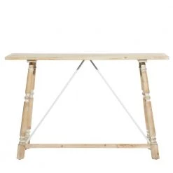 47.13 in. x 30 in. Light Brown Rectangle Farmhouse Wood Console Table by Litton Lane -Outlet Litton Lane Store light brown litton lane console tables 63629 77 1000