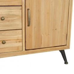 Light Brown Wood Modern Buffet with 6-Drawers by Litton Lane 21 Light Brown Wood Modern Buffet with 6-Drawers by Litton Lane -Outlet Litton Lane Store light brown litton lane sideboards buffet tables 90663 4f 1000