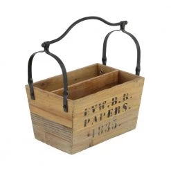 Light Brown Wood Wine Holder by Litton Lane -Outlet Litton Lane Store light brown litton lane wine racks 51665 1f 1000