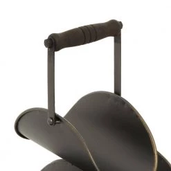 6 Bottle Black Wood Wine Holder by Litton Lane -Outlet Litton Lane Store litton lane wine racks 16406 44 1000