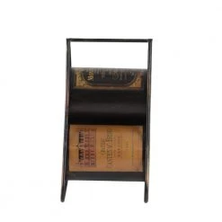 3 Bottle Black Wood Wine Holder by Litton Lane -Outlet Litton Lane Store litton lane wine racks 34925 1f 1000