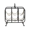 6-Bottle Black Contemporary Metal Wine Rack by Litton Lane 2 6-Bottle Black Contemporary Metal Wine Rack by Litton Lane -Outlet Litton Lane Store litton lane wine racks 53341 64 1000