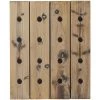 16 Bottle Brown Wood Wine Holder by Litton Lane -Outlet Litton Lane Store litton lane wine racks 55414 64 1000