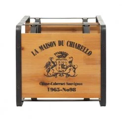 6 Bottle Black Metal Wine Holder by Litton Lane -Outlet Litton Lane Store litton lane wine racks 56173 fa 1000