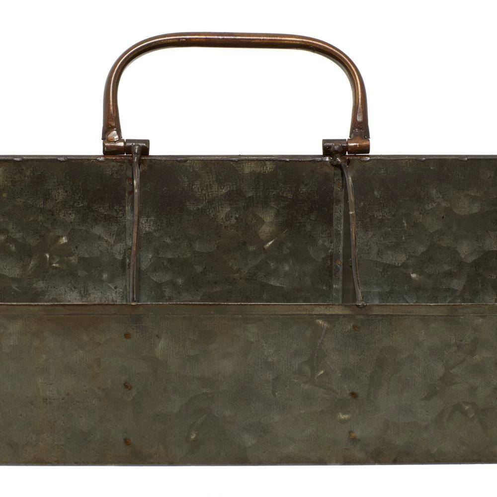 10 Bottle Grey Wood Wine Holder by Litton Lane 8 10 Bottle Grey Wood Wine Holder by Litton Lane - Image 6