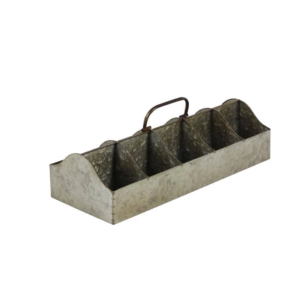 10 Bottle Grey Wood Wine Holder by Litton Lane 6 10 Bottle Grey Wood Wine Holder by Litton Lane - Image 4