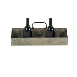 10 Bottle Grey Wood Wine Holder by Litton Lane 13 10 Bottle Grey Wood Wine Holder by Litton Lane -Outlet Litton Lane Store litton lane wine racks 70564 c3 1000
