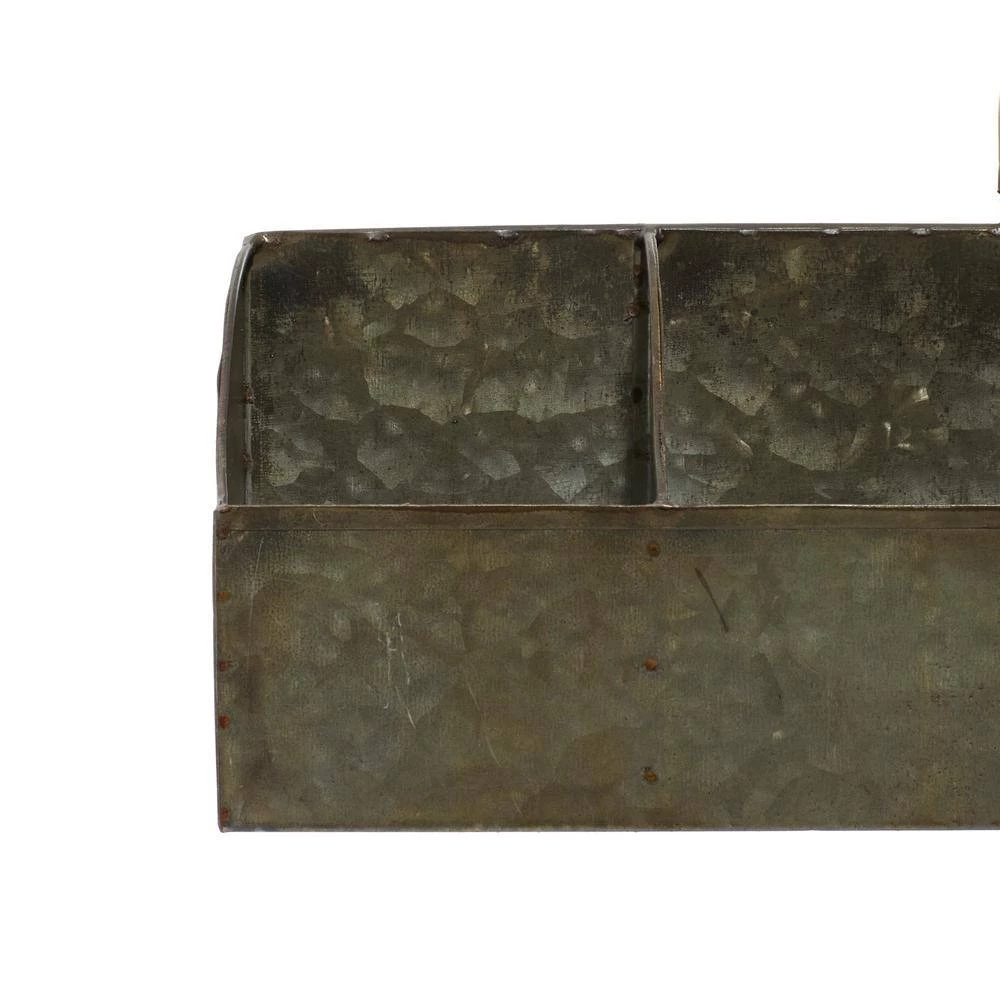 10 Bottle Grey Wood Wine Holder by Litton Lane 9 10 Bottle Grey Wood Wine Holder by Litton Lane - Image 7