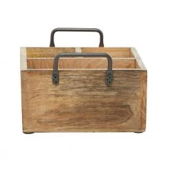 4 Bottle Brown Mango Wood Wine Holder by Litton Lane -Outlet Litton Lane Store litton lane wine racks 78293 4f 1000