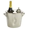 1 Bottle Silver Metal Wine Holder by Litton Lane -Outlet Litton Lane Store litton lane wine racks 90980 64 1000
