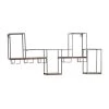 6 Bottle Black Contemporary Metal Wine Rack by Litton Lane