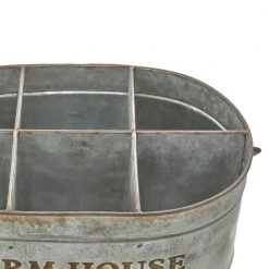 6 Bottle Gray Metal Wine Holder by Litton Lane -Outlet Litton Lane Store litton lane wine racks 98469 44 1000