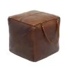 19 in. Brown Leather Rustic Stool by Litton Lane -Outlet Litton Lane Store mahogany brown litton lane bar stools 040336 64 1000
