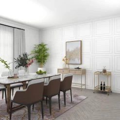 30 in. Gold Metal Traditional Bar Cart by Litton Lane -Outlet Litton Lane Store metallic gold litton lane bar carts 65572 fa 1000