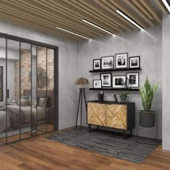 Black Wood Contemporary Cabinet by Litton Lane -Outlet Litton Lane Store multi colored litton lane accent cabinets 77609 1f 1000