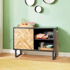 Black Wood Contemporary Cabinet by Litton Lane -Outlet Litton Lane Store multi colored litton lane accent cabinets 77609 31 1000