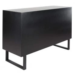 Black Wood Contemporary Cabinet by Litton Lane -Outlet Litton Lane Store multi colored litton lane accent cabinets 77609 66 1000