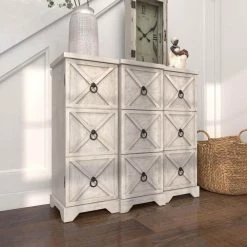 White Wood Farmhouse Cabinet by Litton Lane -Outlet Litton Lane Store multi colored litton lane accent cabinets 77624 4f 1000