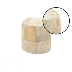 16 in. Gold Wood Contemporary Ottoman by Litton Lane 13 16 in. Gold Wood Contemporary Ottoman by Litton Lane -Outlet Litton Lane Store multi colored litton lane bar stools 95948 4f 1000
