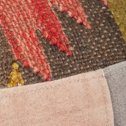 19 in. Multi Colored Canvas Rustic Pouf by Litton Lane 15 19 in. Multi Colored Canvas Rustic Pouf by Litton Lane -Outlet Litton Lane Store multi litton lane bar stools 042270 fa 1000