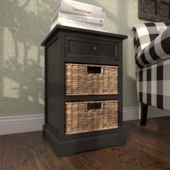 28 in. x 16 in. x 13 in. Black Wood Traditional Storage Unit by Litton Lane -Outlet Litton Lane Store n a litton lane accent cabinets 96146 1f 1000