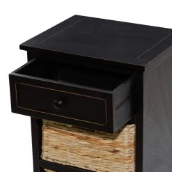 28 in. x 16 in. x 13 in. Black Wood Traditional Storage Unit by Litton Lane -Outlet Litton Lane Store n a litton lane accent cabinets 96146 77 1000