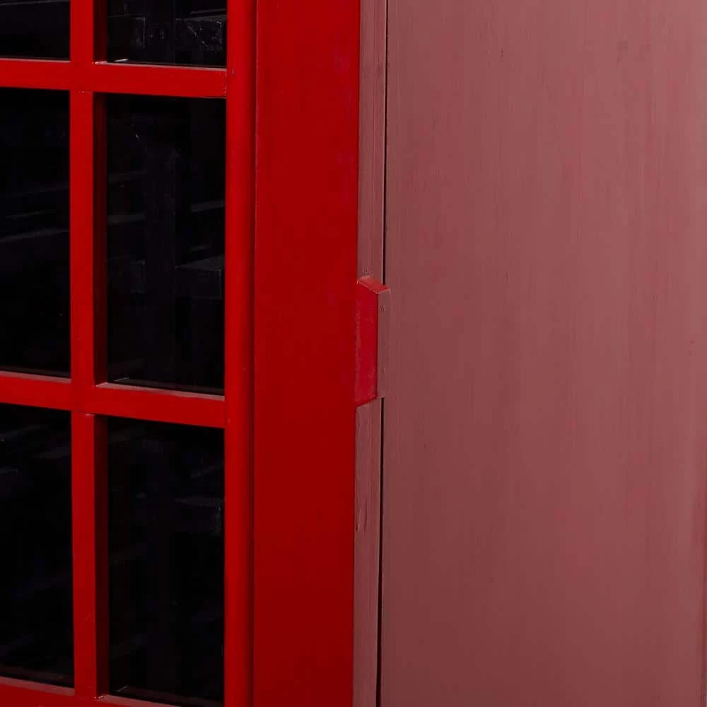 27 Bottle Red Wood Wine Holder by Litton Lane 8 27 Bottle Red Wood Wine Holder by Litton Lane - Image 6