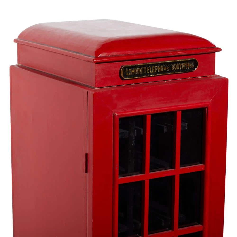 27 Bottle Red Wood Wine Holder by Litton Lane 4 27 Bottle Red Wood Wine Holder by Litton Lane - Image 2