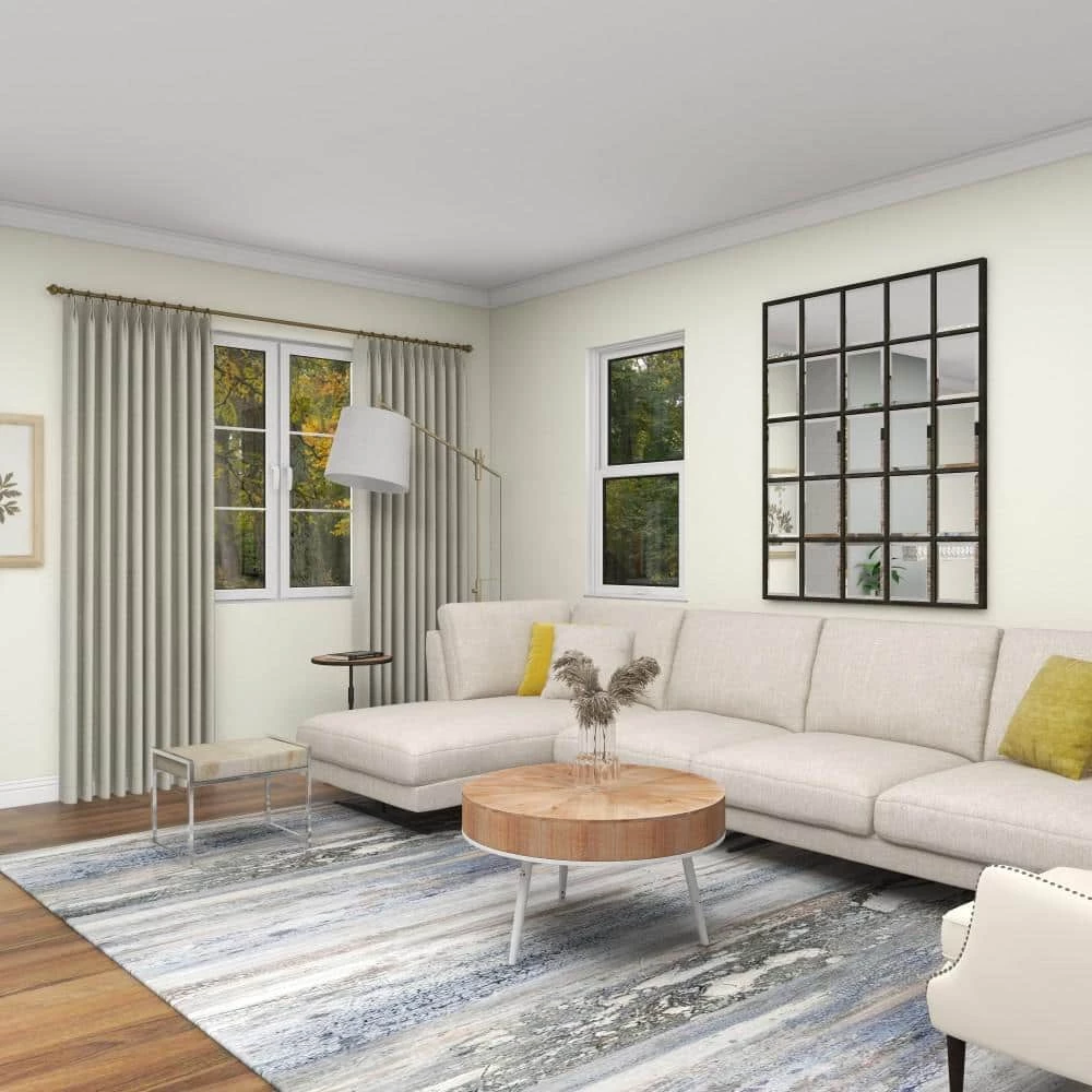 32 in. Natural Brown Round Wood Modern Coffee Table by Litton Lane 12 32 in. Natural Brown Round Wood Modern Coffee Table by Litton Lane - Image 10