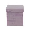 15 in. Pink Polyester Modern Storage Stool by Litton Lane -Outlet Litton Lane Store pink litton lane bar stools 53729 64 1000