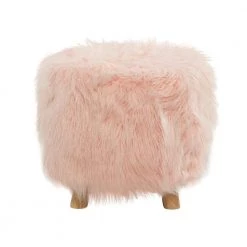 19 in. Pink Wood Contemporary Stool by Litton Lane -Outlet Litton Lane Store pink litton lane bar stools 98771 4f 1000