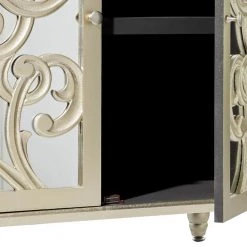 Gold Wood Glam Cabinet by Litton Lane -Outlet Litton Lane Store silver litton lane accent cabinets 58762 1d 1000