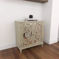 Gold Wood Glam Cabinet by Litton Lane -Outlet Litton Lane Store silver litton lane accent cabinets 58762 4f 1000
