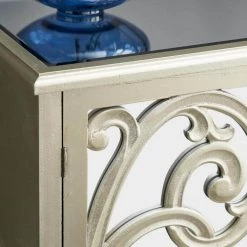 Gold Wood Glam Cabinet by Litton Lane -Outlet Litton Lane Store silver litton lane accent cabinets 58762 a0 1000