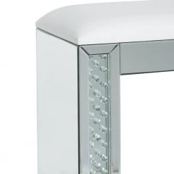 22 in. Silver Backless Wood Glam Stool by Litton Lane -Outlet Litton Lane Store silver litton lane bar stools 041180 44 1000
