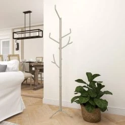 Silver Aluminum Eclectic Coat Rack by Litton Lane 22 Silver Aluminum Eclectic Coat Rack by Litton Lane -Outlet Litton Lane Store silver litton lane coat racks 68840 4f 1000